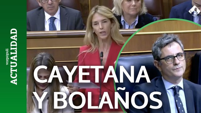 Cayetana Álvarez de Toledo deja a Bolaños sin palabras