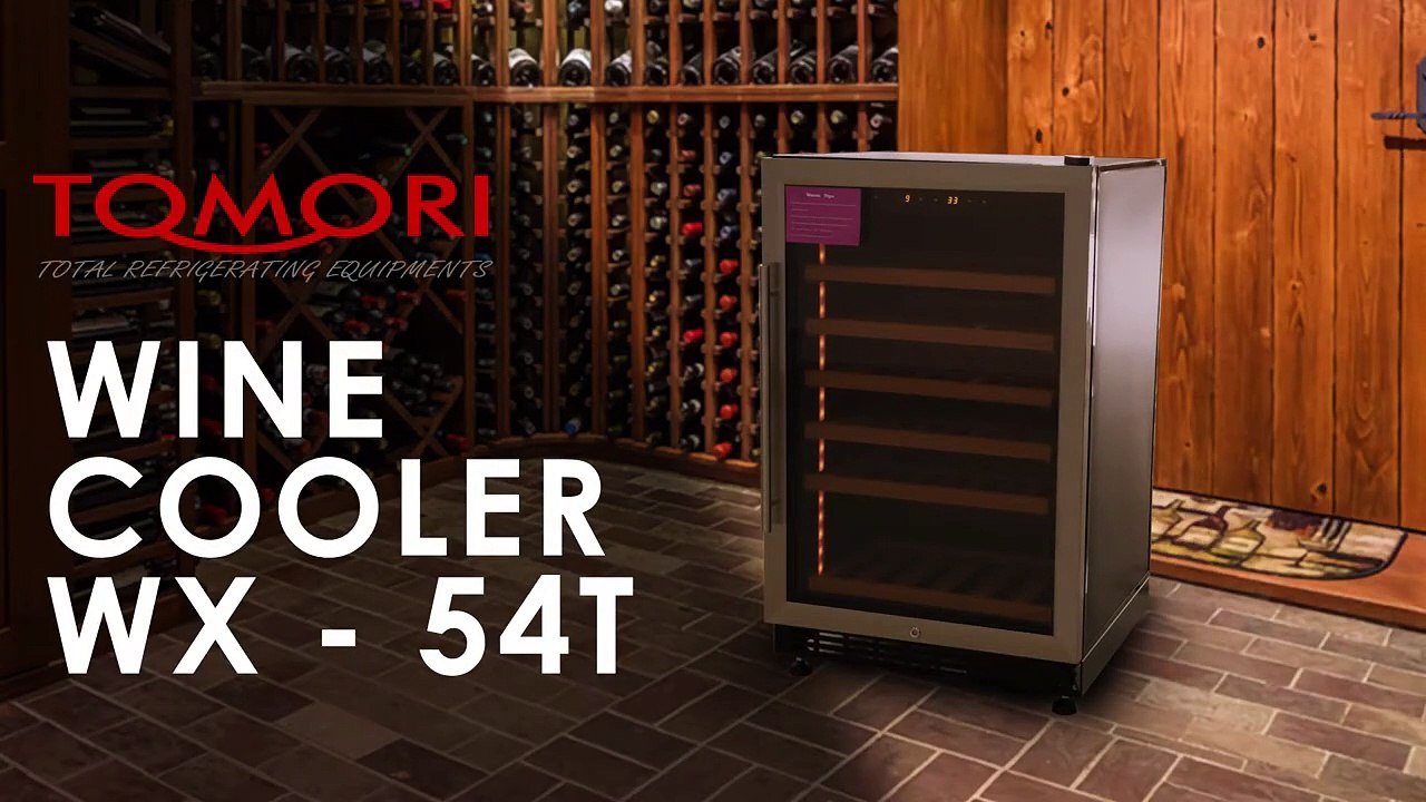 JUAL KULKAS WINE DENGAN KUALITAS TERBAIK SERTA HARGA TERJANGKAU - TOMORI WINE COOLER WX - 54T