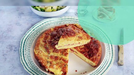 Focaccia-cake au jambon et au reblochon