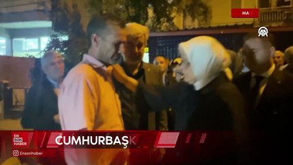 Cumhurbaşkanı Erdoğan, Manisa'da öldürülen Pelin Karaca'nın ailesiyle görüştü