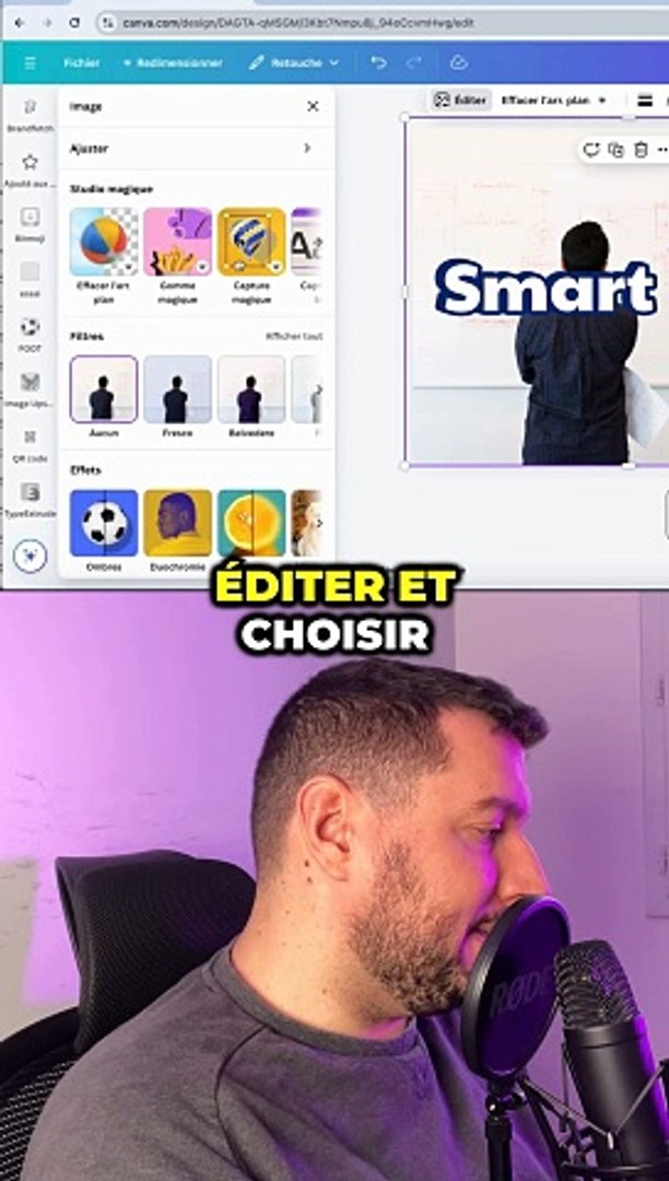 Une Astuce CANVA pour déplacer un élément sur ton Design