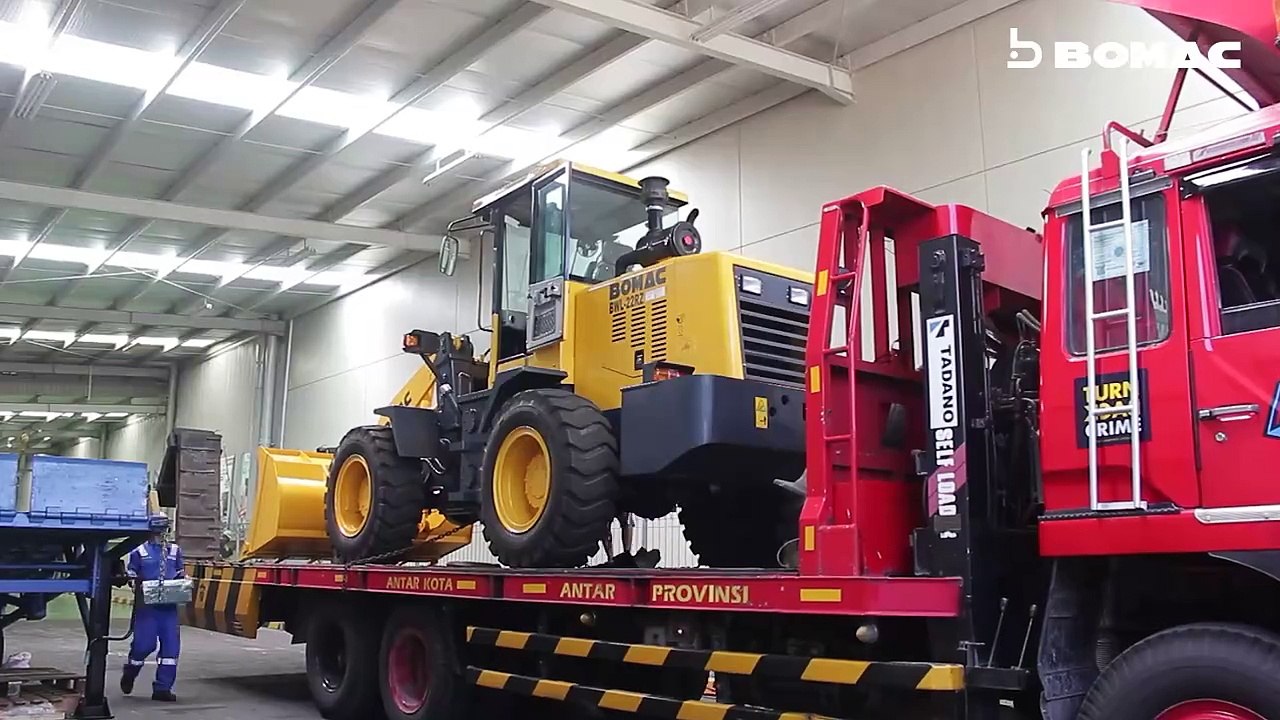 PROJECT BOMAC FORKLIFT 1,5 TON & BOMAC WHEEL LOADER BWL22RZ - PT  ENERGI PRIMA NUSANTARA