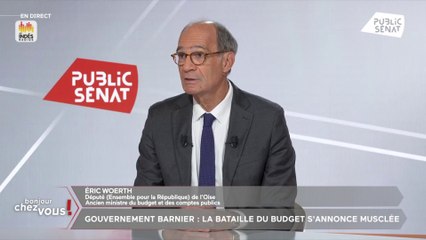 Budget : « Il y a une addiction à la dépense publique » en France, selon Éric Woerth