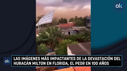 Las imágenes más impactantes de la devastación del huracán Milton en Florida, el peor en 100 años