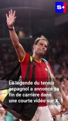 "Hola a todos" : la légende du tennis espagnol Rafa Nadal annonce sa retraite