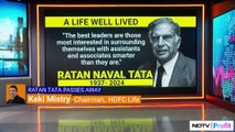 Keki Mistry Mourns The Loss Of Ratan Tata | NDTV Profit
