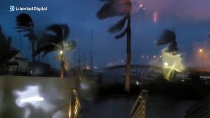 Así chocó el huracán Milton contra las costas de Florida