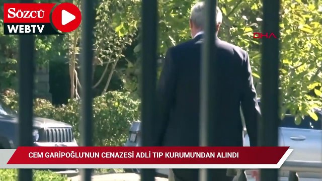 Cem Garipoğlu'nun cenazesi Adli Tıp Kurumu'ndan alındı