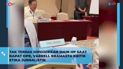 Tak Terima Dipojokan Main HP Saat Rapat DPR, Varrel Bramasta Kritik Etika Jurnalistik