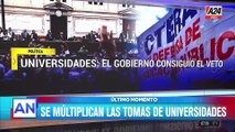 El Gobierno de Javier Milei consolida el veto al presupuesto universitario