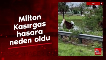 Milton Kasırgası Florida eyaletinin Glades şehrinde hasara neden oldu