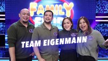 Family Feud: Fam Huddle with Team Eigenmann | Online Exclusive