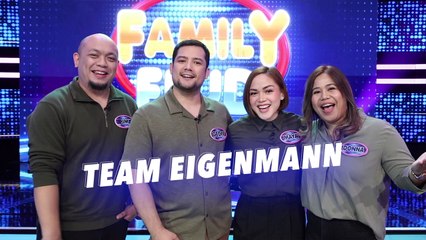 Family Feud: Fam Huddle with Team Eigenmann | Online Exclusive