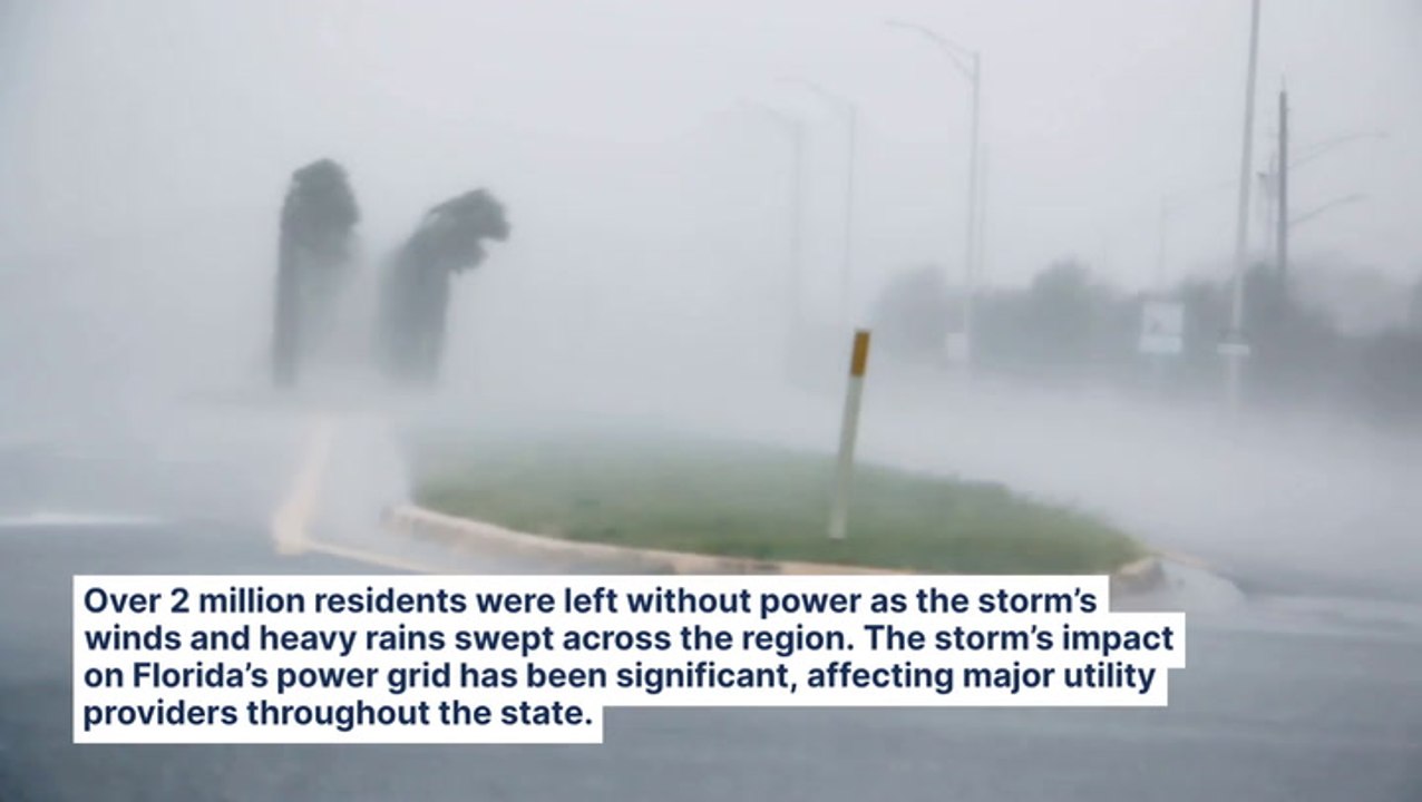 Hurricane Milton Knocks Out Power For Over 2M In Florida, NextEra Energy, Duke Energy, And Tampa Electric Report Major Outages