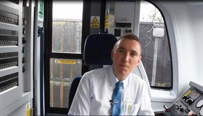 Train driver Peter Clarke