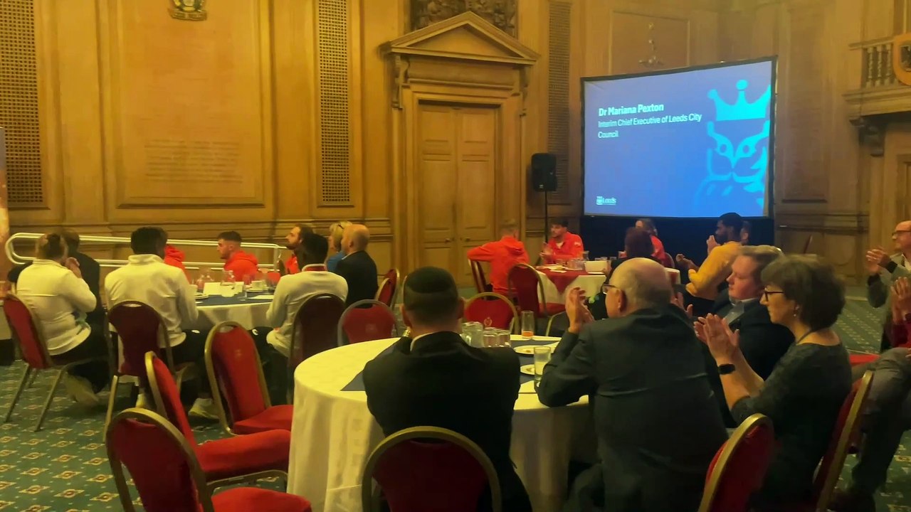 Olympians and Paralympians from West Yorkshire including Hannah Cockroft OBE honoured at special celebration in Leeds' Civic Hall