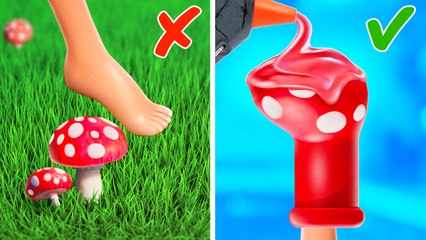 MARIO Style Shoes for DOLLS? *Free Hacks and Сrafts for your Dolls*