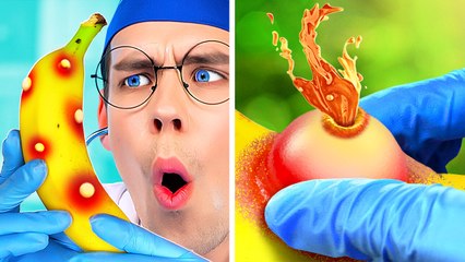 HELP THE BANANA! Fruit needs SURGERY *A Day Of The Doctor in Emergency Room*