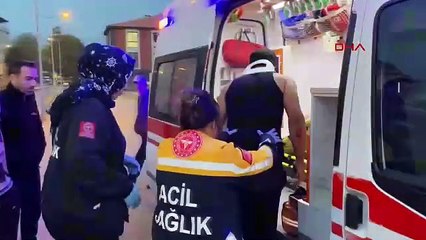 BURSA Kaldırımı ve koruma tellerini aşan TIR, tali yola düştü; şoför yaralandı