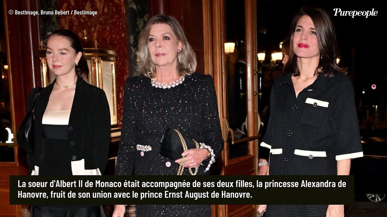 Caroline de Monaco avec ses filles Charlotte Casiraghi et Alexandra de Hanovre, un trio assorti et complice