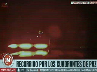 Vicepresidente Sectorial Diosdado Cabello recorrió puntos de vigilancia en diversas zonas de Caracas