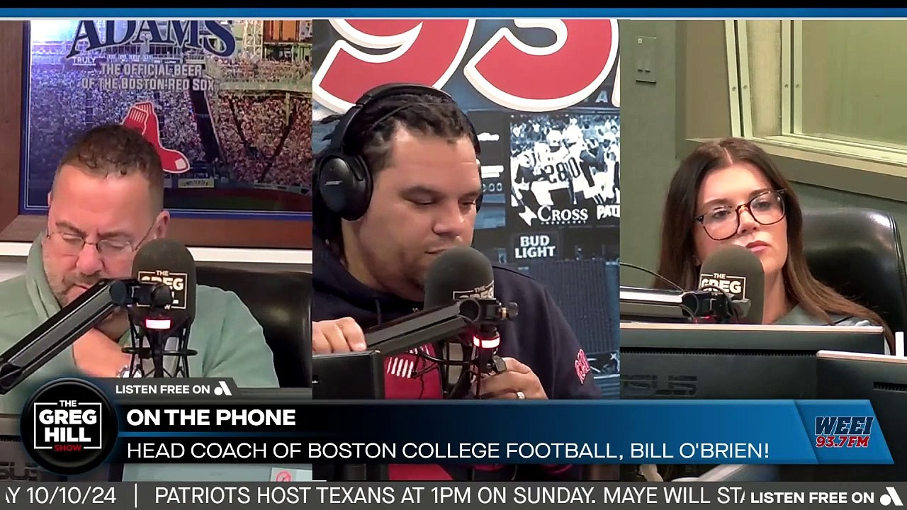 HC of BC football, Bill O'Brien joins!