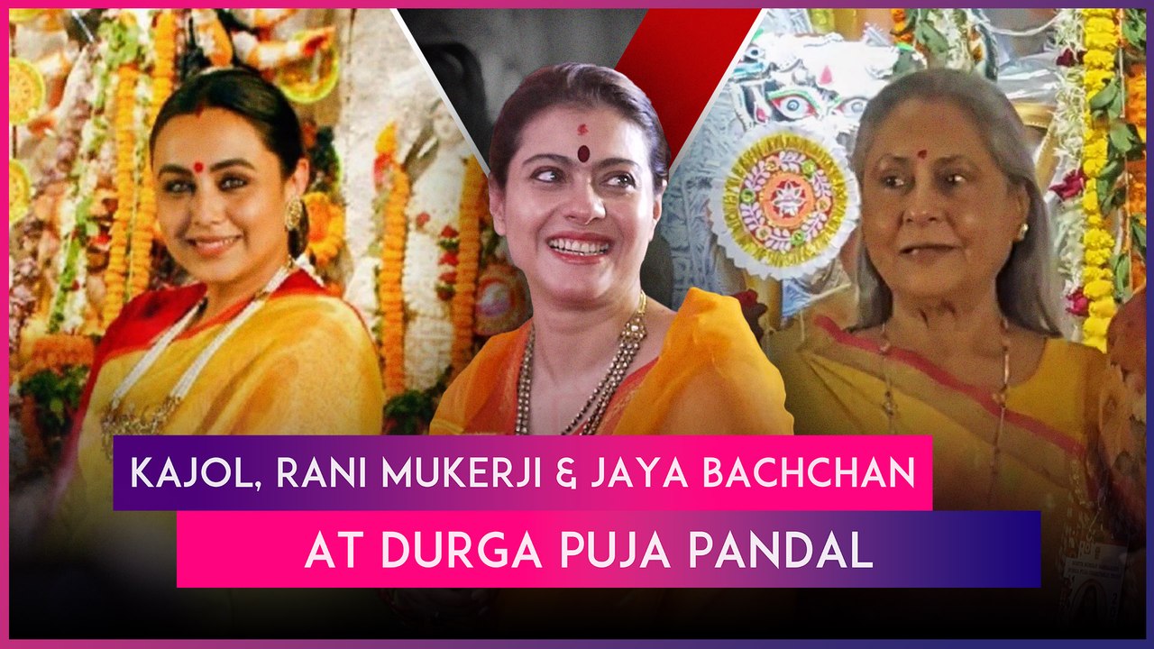Navratri 2024: Kajol, Rani Mukerji & Jaya Bachchan Offer Prayers At Durga Puja Pandal In Mumbai