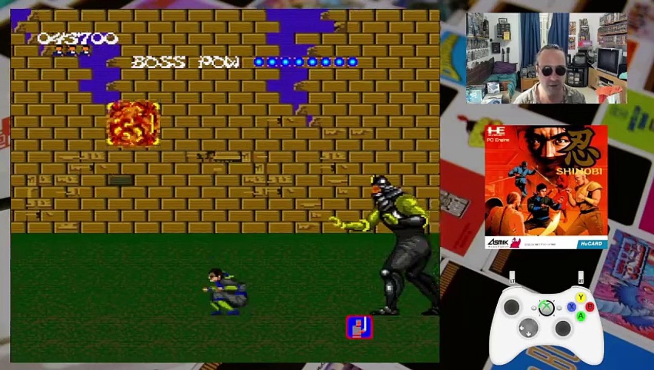 SHINOBI (PC Engine)  Un portage FRUSTRANT