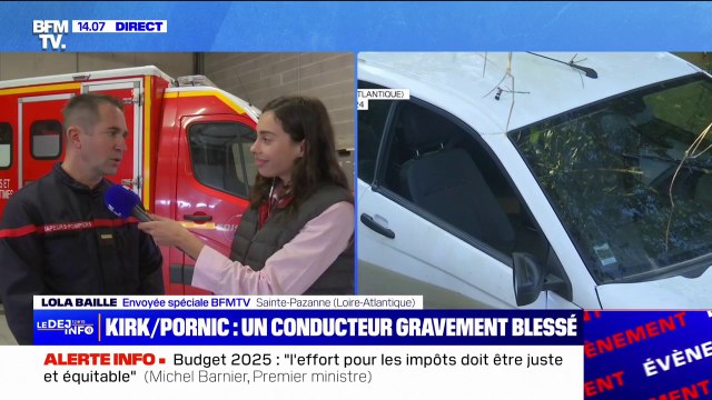 Dépression Kirk: J'ai fait mon devoir de citoyen et de sapeur-pompier affirme un adjudant après avoir porté secours à un automobiliste emporté par les eaux