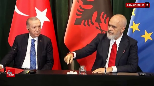 Arnavutluk Başbakanı Rama'dan Cumhurbaşkanı Erdoğan'a dostluk dokunuşu