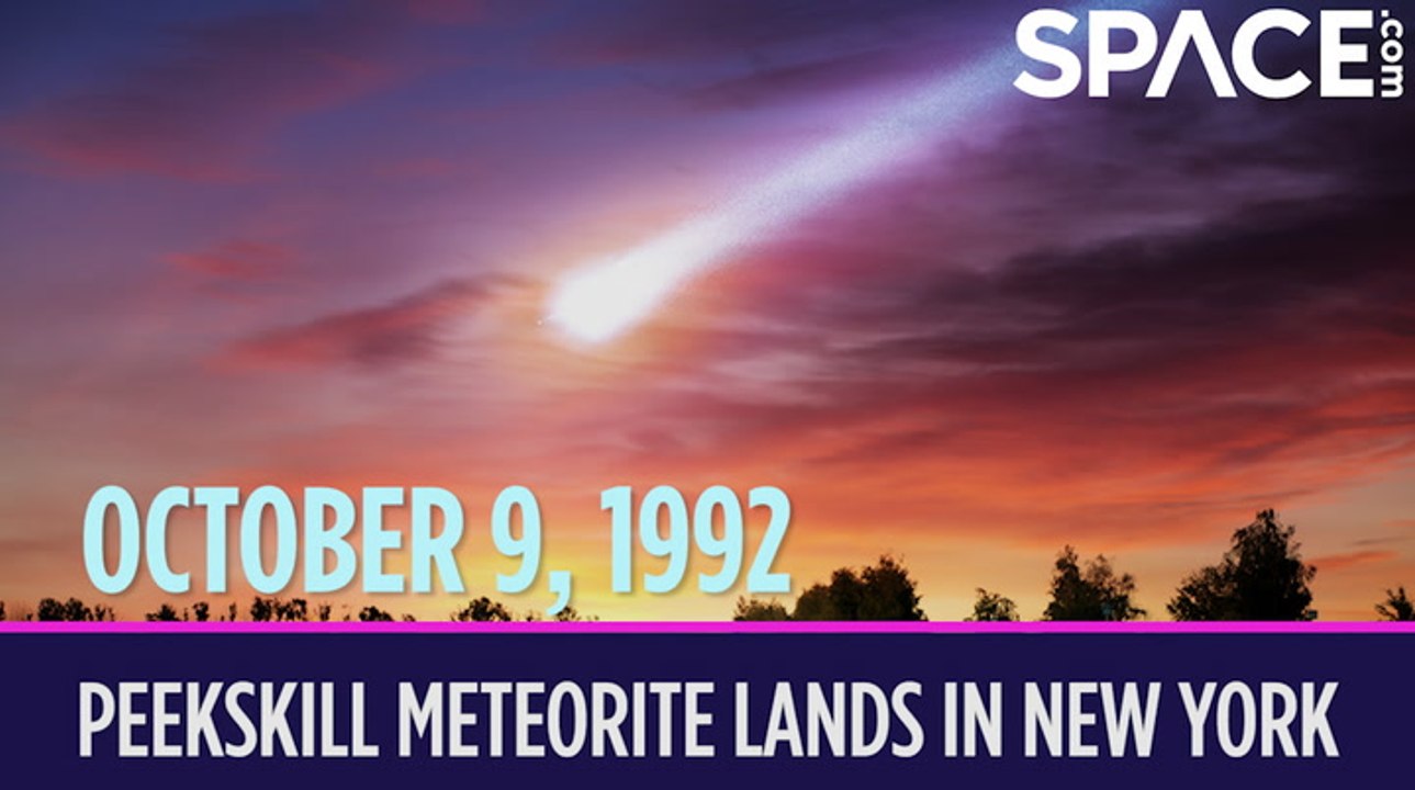OTD In Space October. 9 Peekskill Meteorite Lands In New York