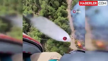 Manisa'da Orman Yangınına Hızla Müdahale Ediliyor