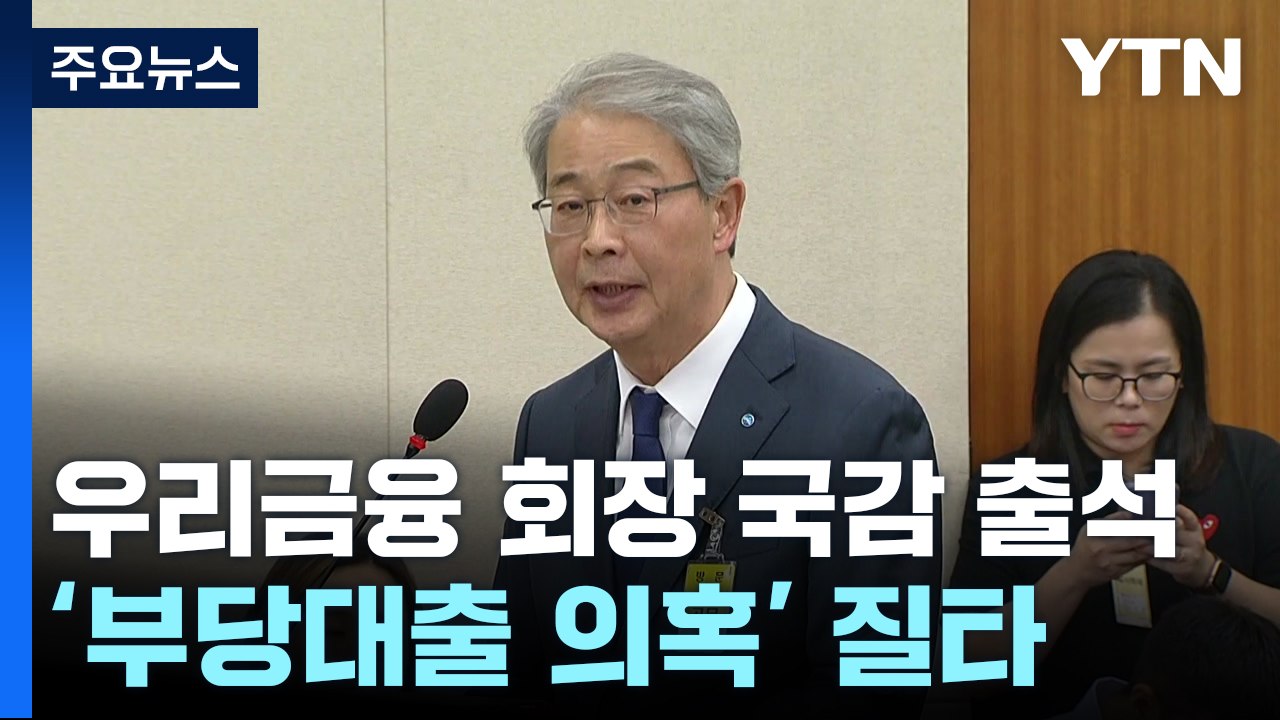 국감 증인으로 나온 임종룡..."책임질 일 있으면 책임질 것" / YTN