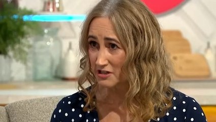 Author Sophie Kinsella reveals brain tumour left her unable to hold pen in first TV interview after diagnosis