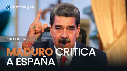 Maduro critica a España por celebrar el 12 de octubre
