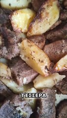 Λεμονάτο μοσχαράκι νουά με πατάτες στο φούρνο βήμα βήμα της κυρίας Αριστέας