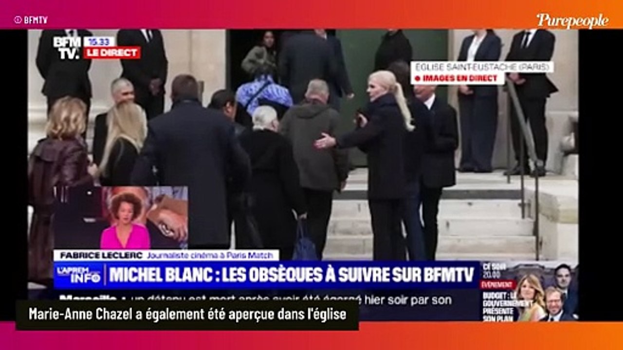 Michel Blanc : La troupe du Splendid réunie et émue pour l'ultime hommage à l'acteur