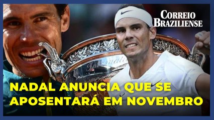 Rafael Nadal anuncia que aposentadoria após Copa Davis em novembro