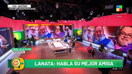 María Julia Oliván habló sobre la salud de Jorge Lanata: "Estuve preocupada", y dijo: "Él nos putearía a todos"