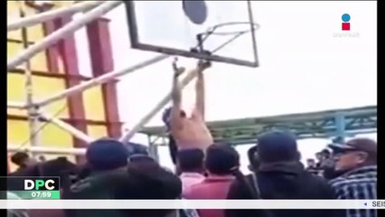 Cuelgan de los brazos a presunto delincuente en Chiapas