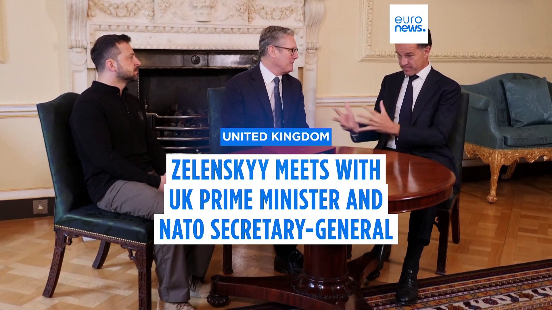 Zelenskyy meets with UK and NATO leaders as he seeks support for Ukraine's  'victory plan'