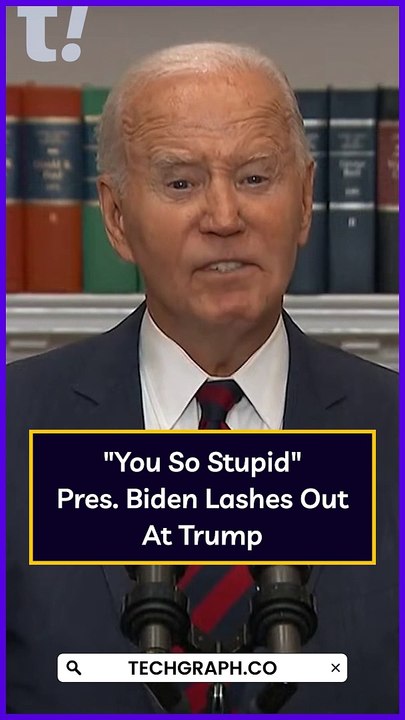 'You So Stupid" Biden Lashes Out At Biden