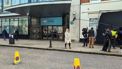 Film crews and actors spotted in Wolverhampton for second day of filming