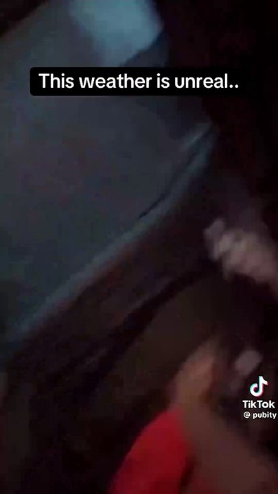 Terrifying moment: MAN TRAPPED in CAR as FLORIDA TORNADO sweeps through