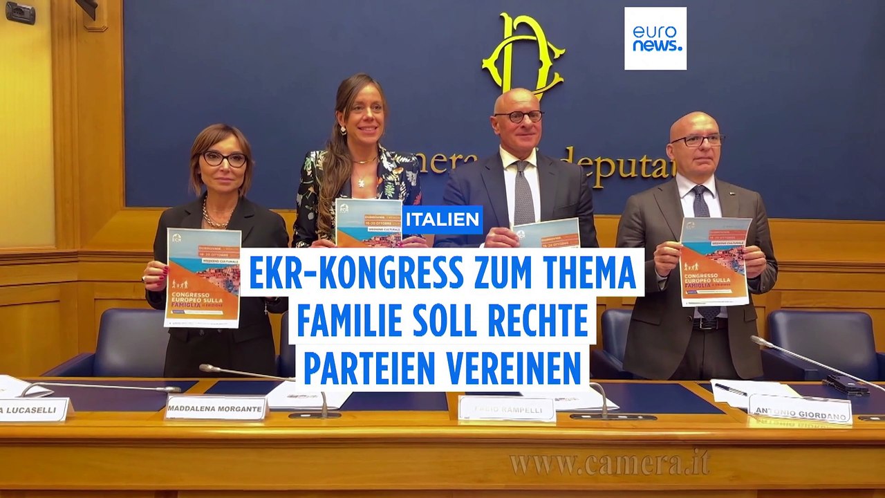 ECR-Kongress soll rechte Parteien mit Fokus auf Familie vereinen