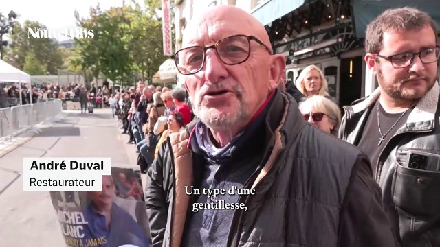 Aux obsèques de Michel Blanc à Paris : Il nous a fait rire, maintenant il nous fait pleurer