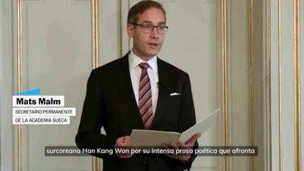 La surcoreana Han Kang gana el Nobel de Literatura 2024