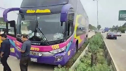 Accidente de auto en la zona norte