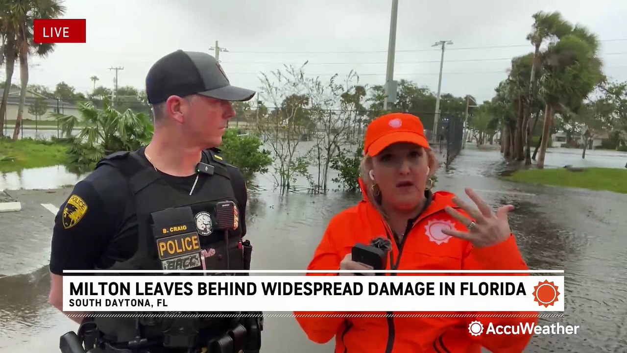 Florida drenched with widespread flooding by Hurricane Milton
