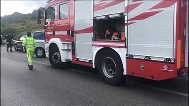 I soccorsi sulla Trignina e il traffico fermo